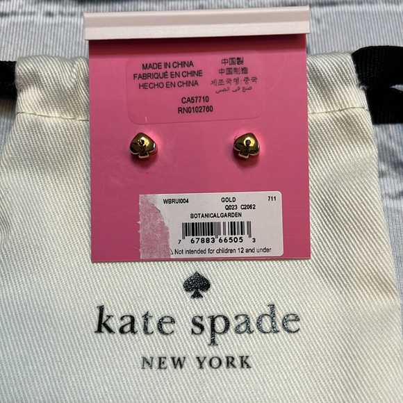 Kate Spade ♠️ Botanical Garden Statement stud earrings NWT - Picture 2 of 2